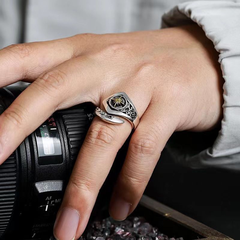Jewelry Star New Design Jewelry Rings Open Chrome Ring (Size 7-13) Size ONE SIZE - 5 Thumbnail