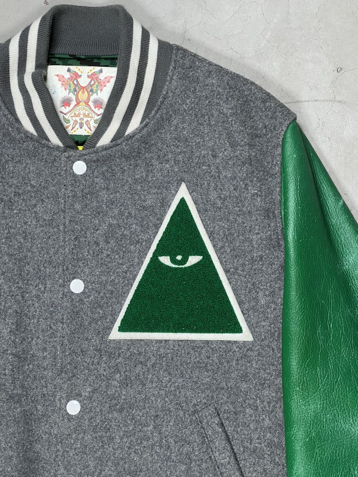 PHENOMENON AW/08 Phenomenon x Revolver Eye of Horus Varsity Jacket Size US L / EU 52-54 / 3 - 5 Thumbnail