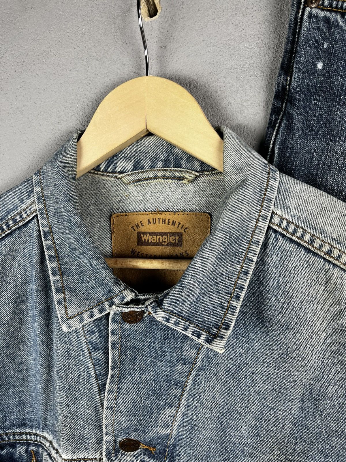 Wrangler Wrangler wester jeans jacket vintage Size US L / EU 52-54 / 3 - 12 Thumbnail