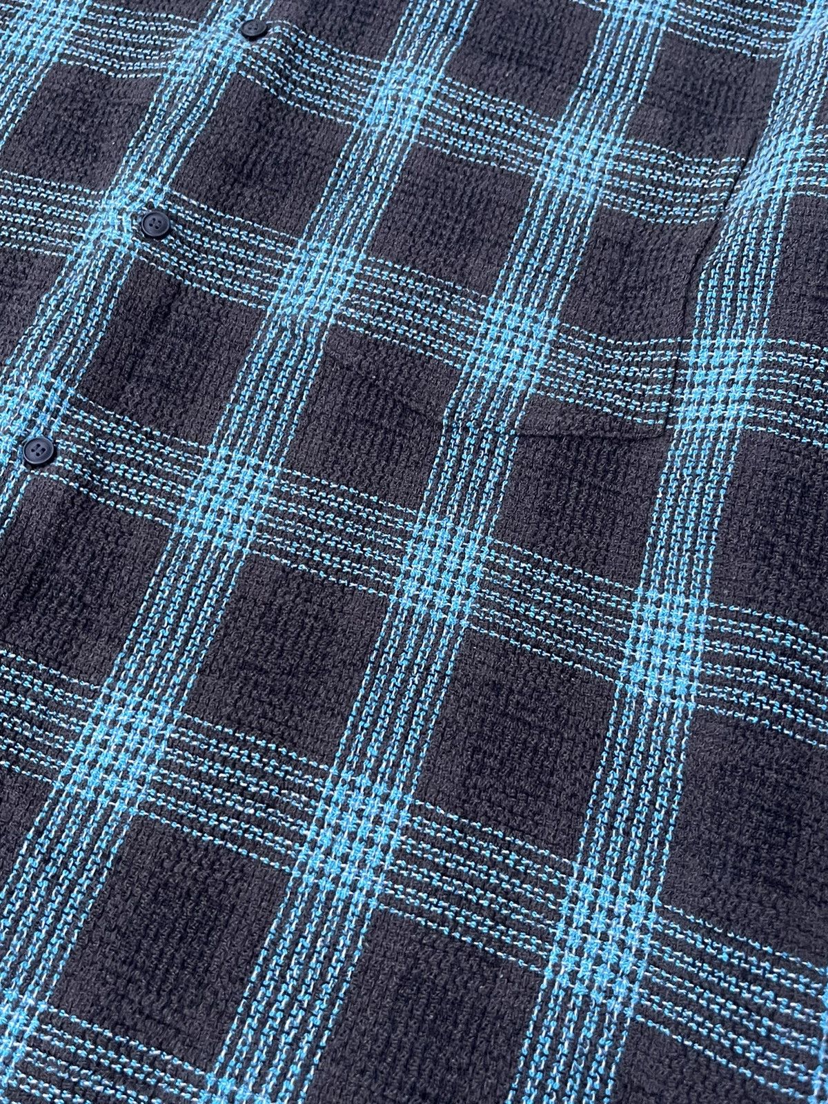 Won Hundred !DS! SS23 Won Hundred Maza Brown Blue Checker Flannel Shirt Size US L / EU 52-54 / 3 - 9 Thumbnail