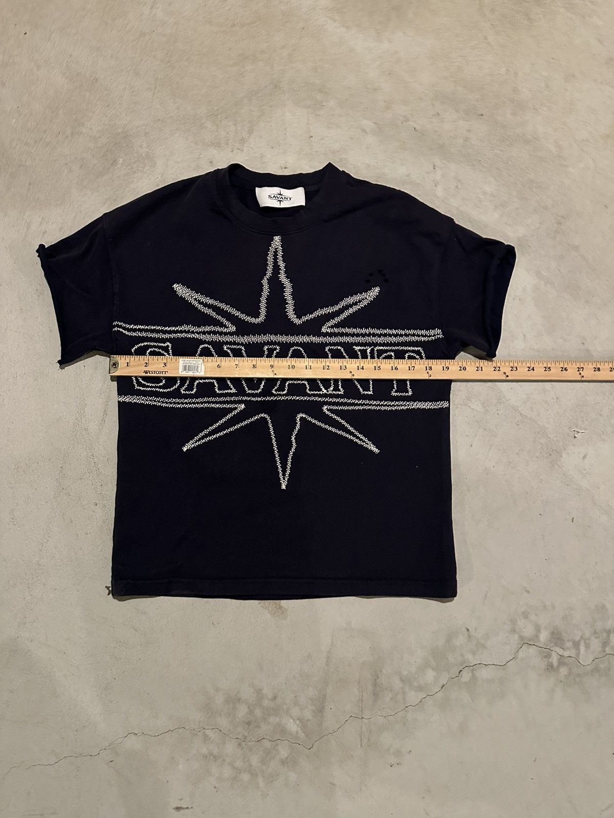 Vintage ‘Savant’ Star Faded Tee Size US M / EU 48-50 / 2 - 11 Thumbnail