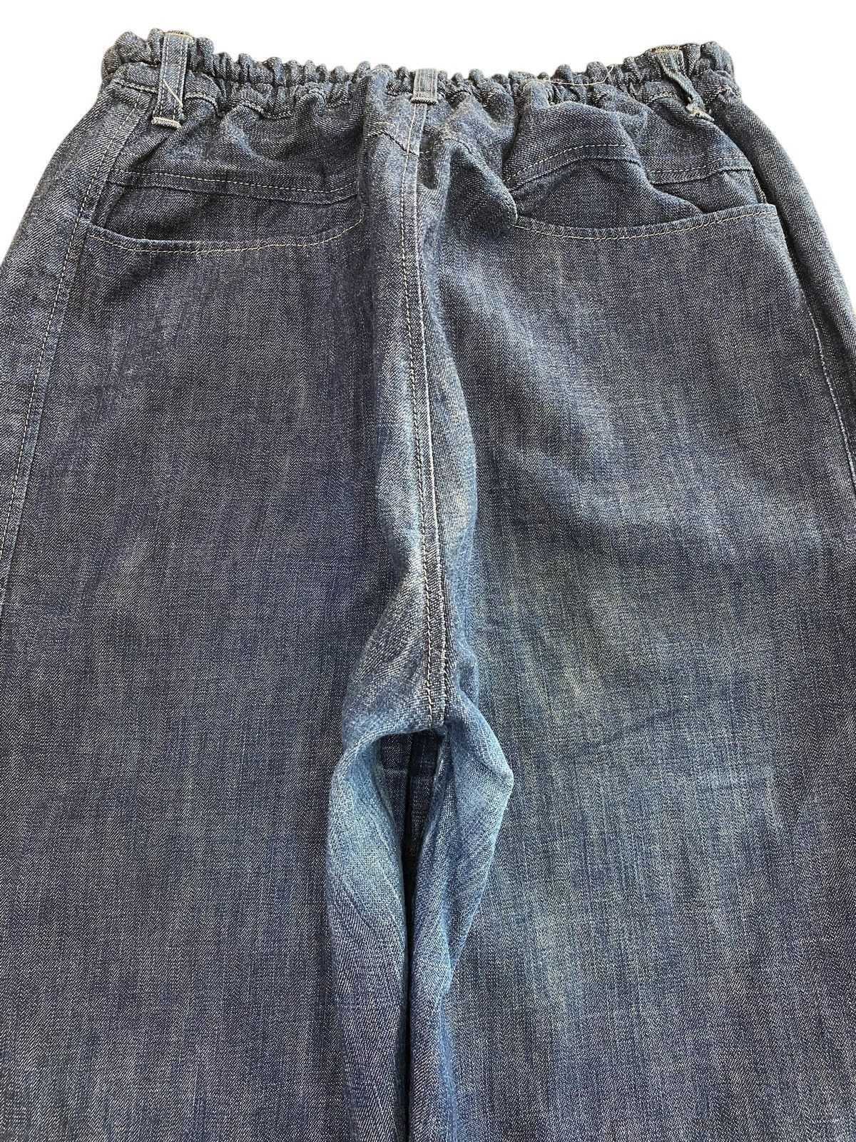 Japanese Brand Japanese Brand Dark Wash Wide Leg Denim Pants Size US 26 / EU 42 - 4 Thumbnail