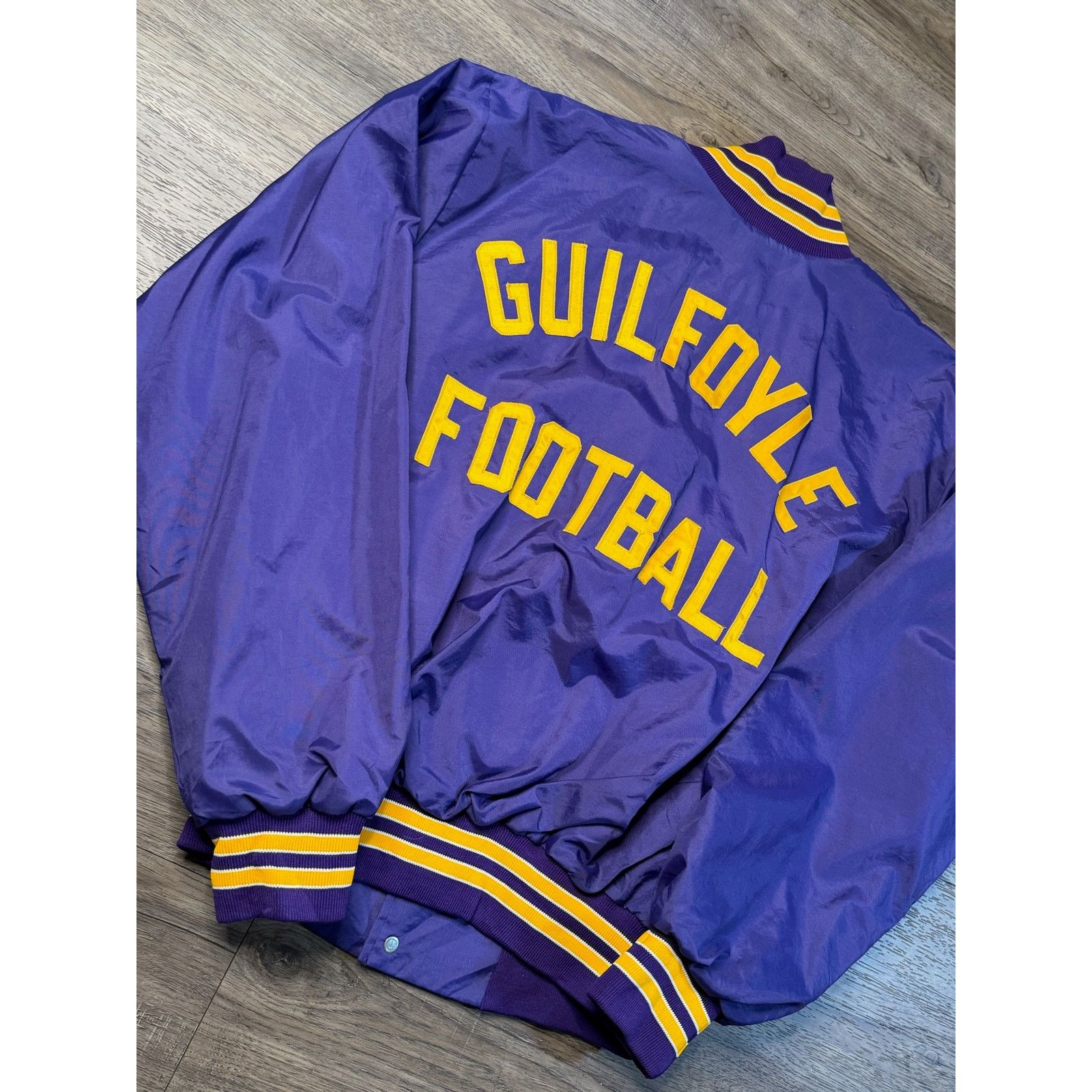Rennoc Rennoc Varsity Jacket Men XL Purple Coach Jones Embroidery Size US L / EU 52-54 / 3 - 4 Thumbnail