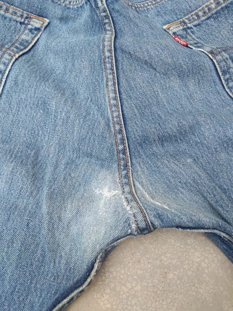Levi's × Vintage Vintage Levis 501 Straight Leg Distressed Jeans 36x30 Size US 36 / EU 52 - 5 Thumbnail