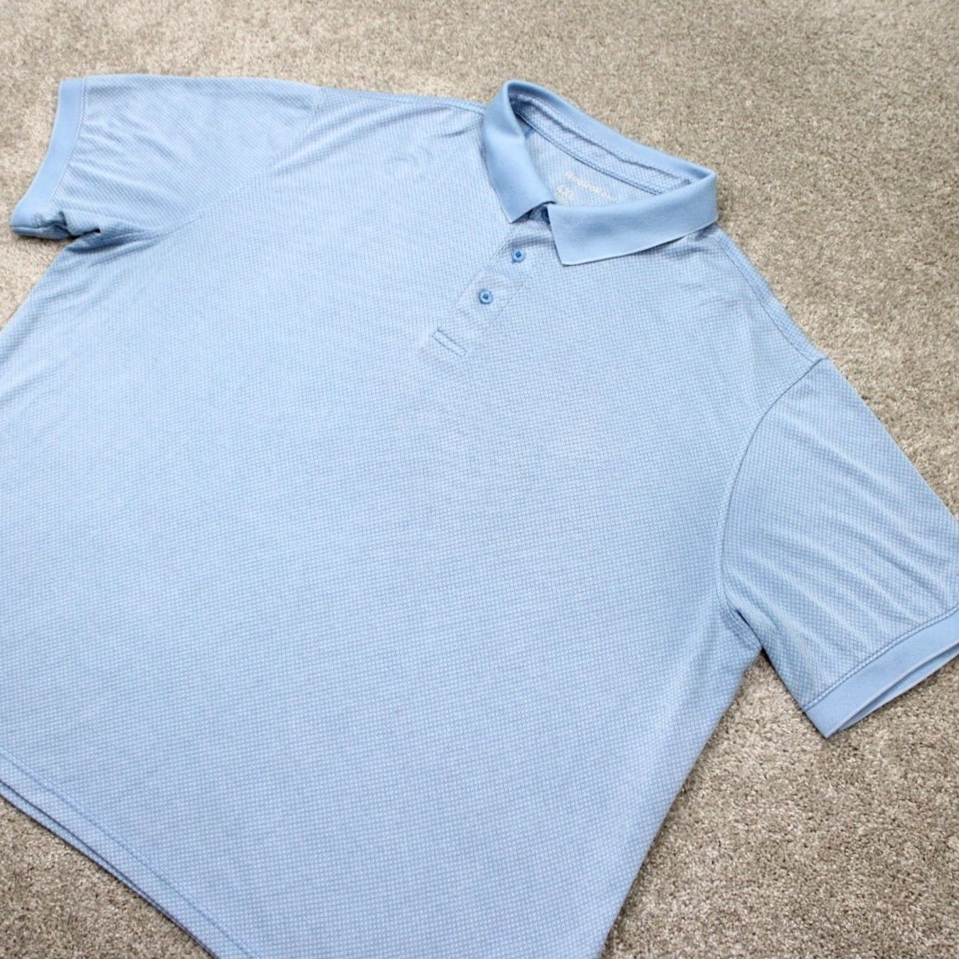 Reebok Reebok Golf Polo Shirt Mens 4XL XXXXL Blue Rayon/Polyester S/S Pullover Polo Shirt Regular Fit Blue Golf 4XL Mens Size US XXL / EU 58 / 5 - 3 Thumbnail