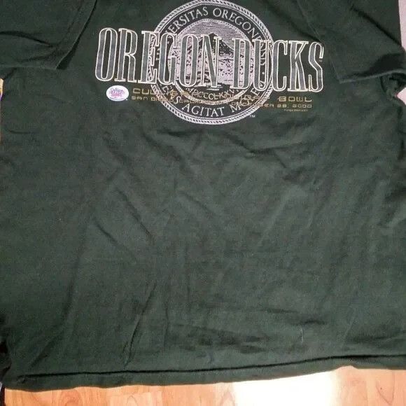 NCAA × Vintage Vintage University of Oregon Ducks Holiday Bowl 2000 T-Shirt Size US XXL / EU 58 / 5 - 3 Thumbnail