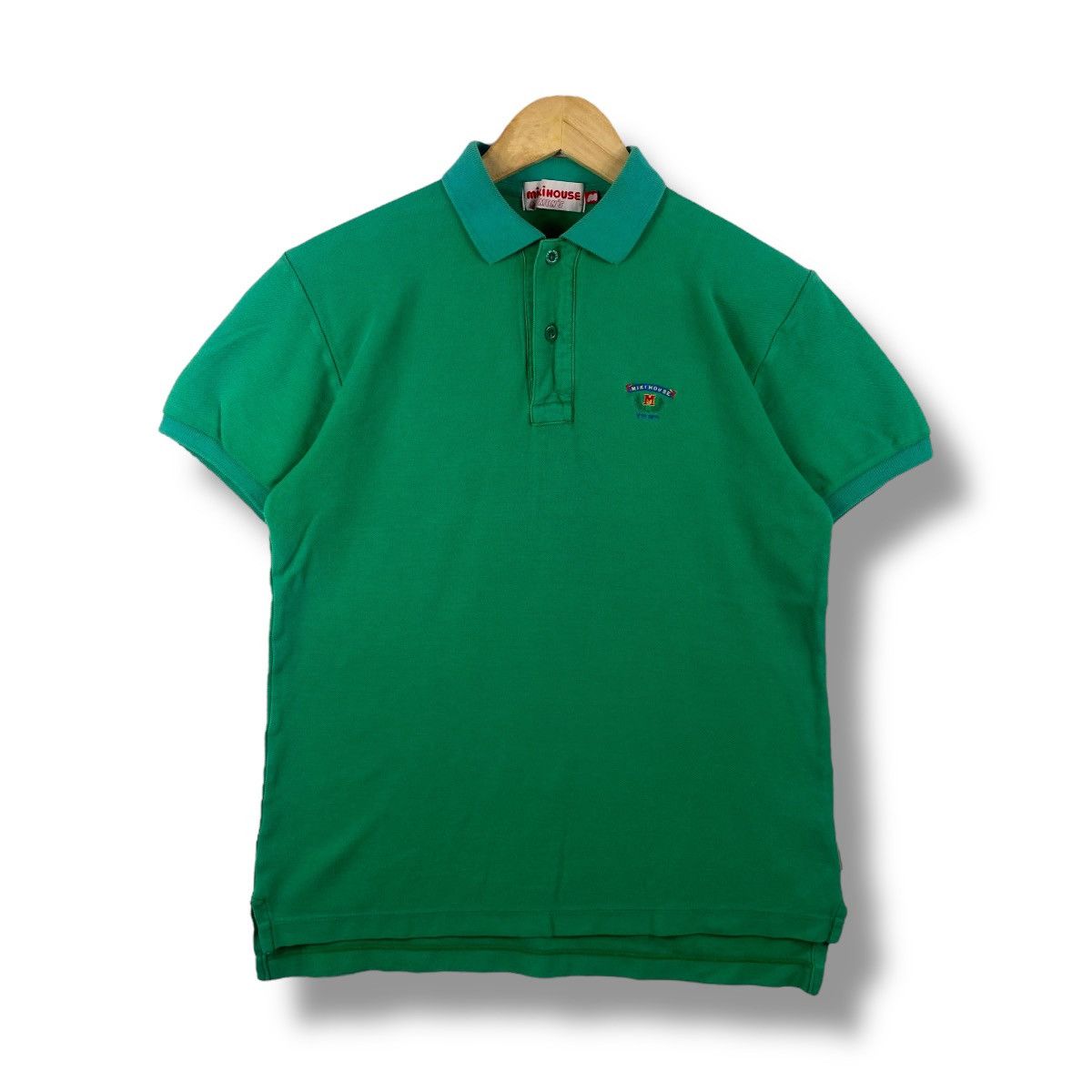 Japanese Brand × Vintage Vintage 90's MIKI HOUSE Men's Embroidery Logo Polo Shirt Size US M / EU 48-50 / 2 - 1 Thumbnail