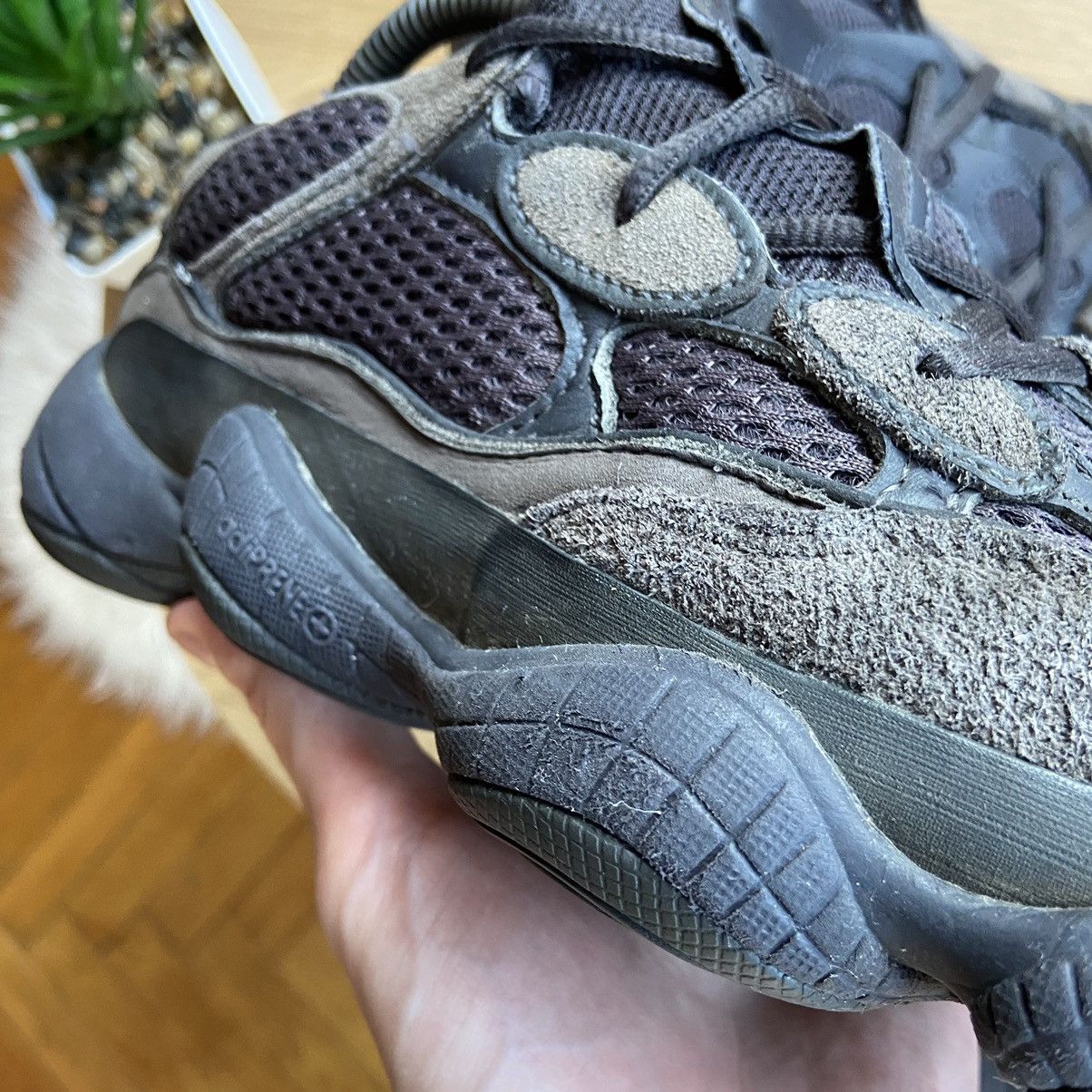 Adidas 📌 Adidas x Yeezy Boost 500 Utility Black Sneakers Size US 5 / EU 37 - 6 Thumbnail