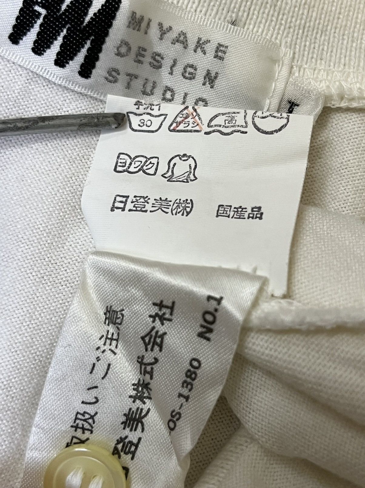 Issey Miyake ICONIC🔥VINTAGE ISSEY MIYAKE DESIGN STUDIO POLO SHIRT Size US L / EU 52-54 / 3 - 9 Thumbnail