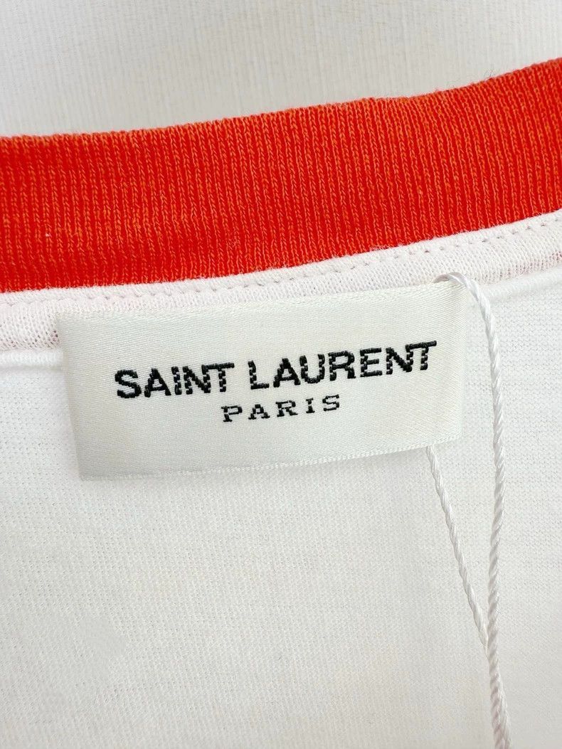 Saint Laurent Paris Saint Laurent Short Sleeve Graphic T-2507 Size S / US 4 / IT 40 - 2 Thumbnail