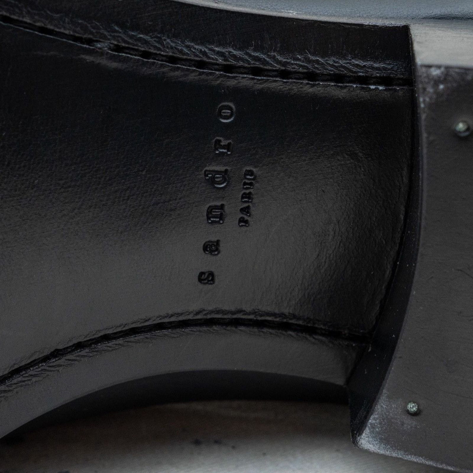 Sandro Sandro paris classic mens black leather chelsea boots Size US 11 / EU 44 - 6 Thumbnail
