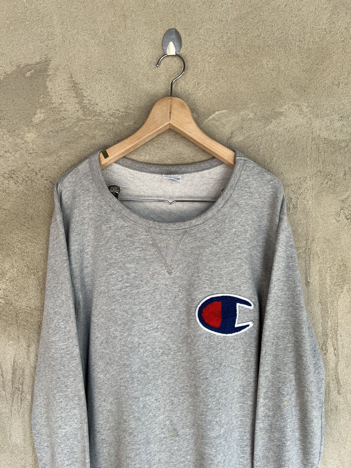 Champion Vintage Champion Big Logo Sweatshirt Size M / US 6-8 / IT 42-44 - 3 Thumbnail
