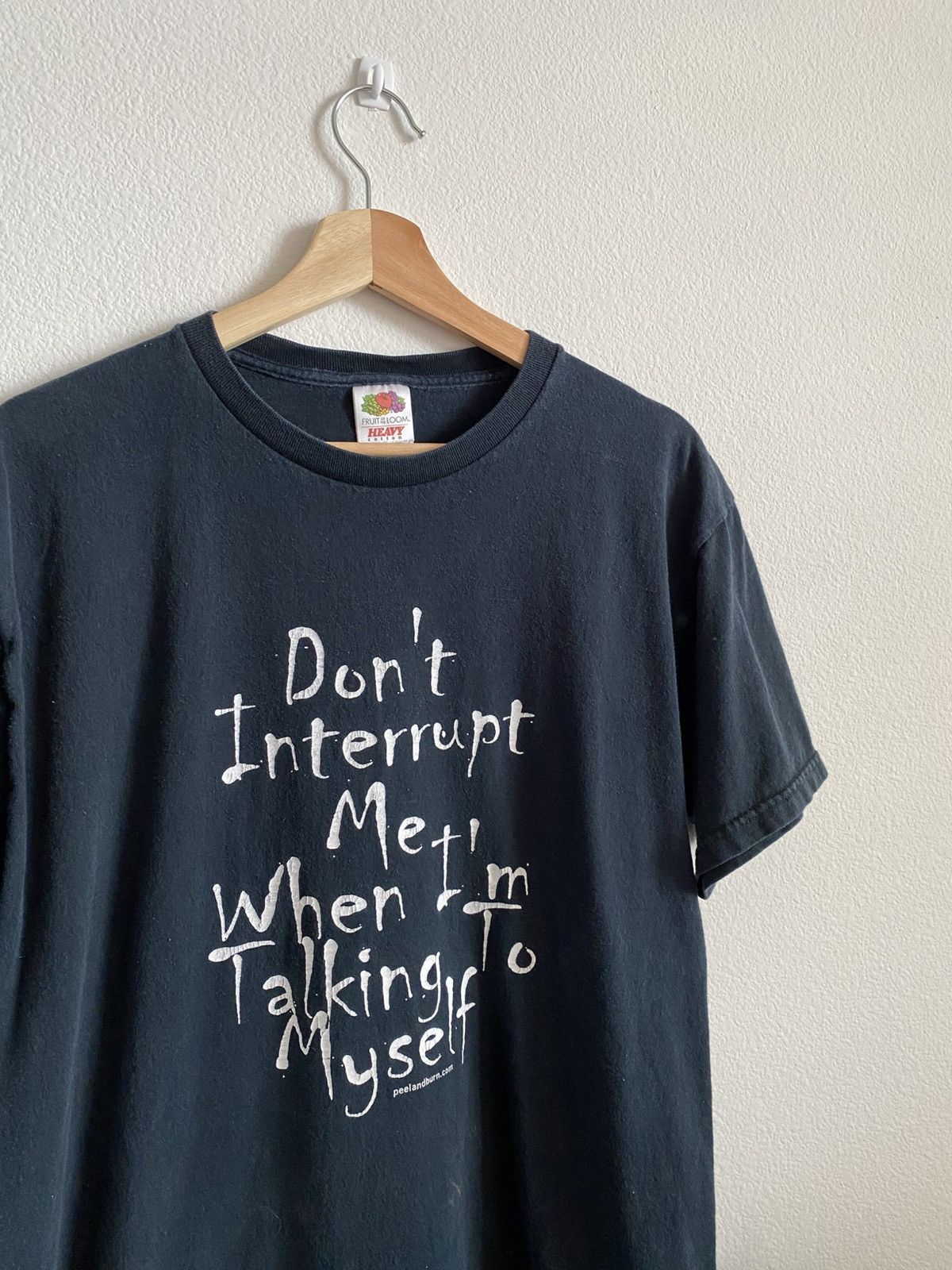 Vintage Vintage 00s Talking To Myself Tee Size US L / EU 52-54 / 3 - 3 Thumbnail