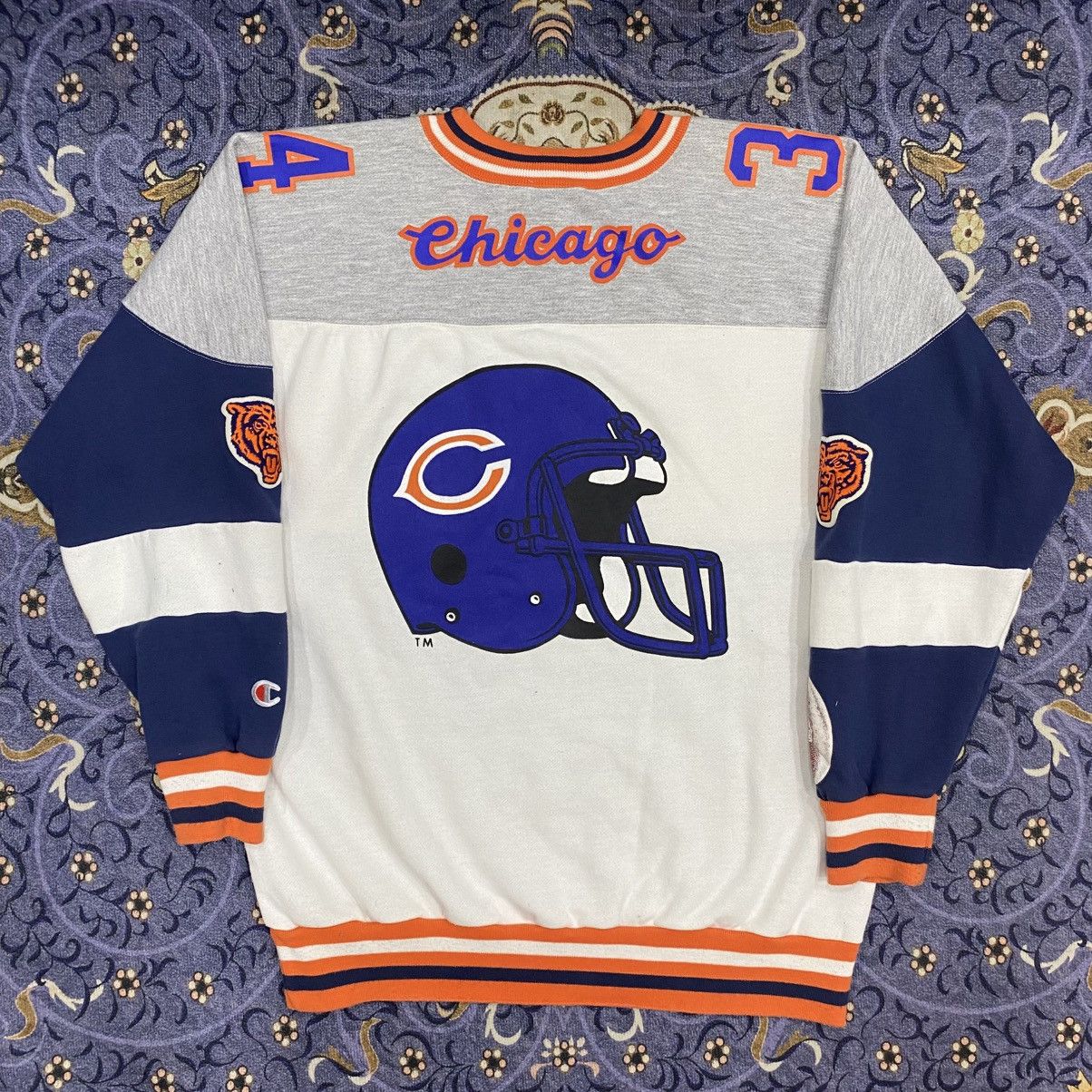 Champion CHICAGO BEARS #34 WALTER PAYTON CHAMPION SWEATSHIRT AOP Size US L / EU 52-54 / 3 - 8 Thumbnail