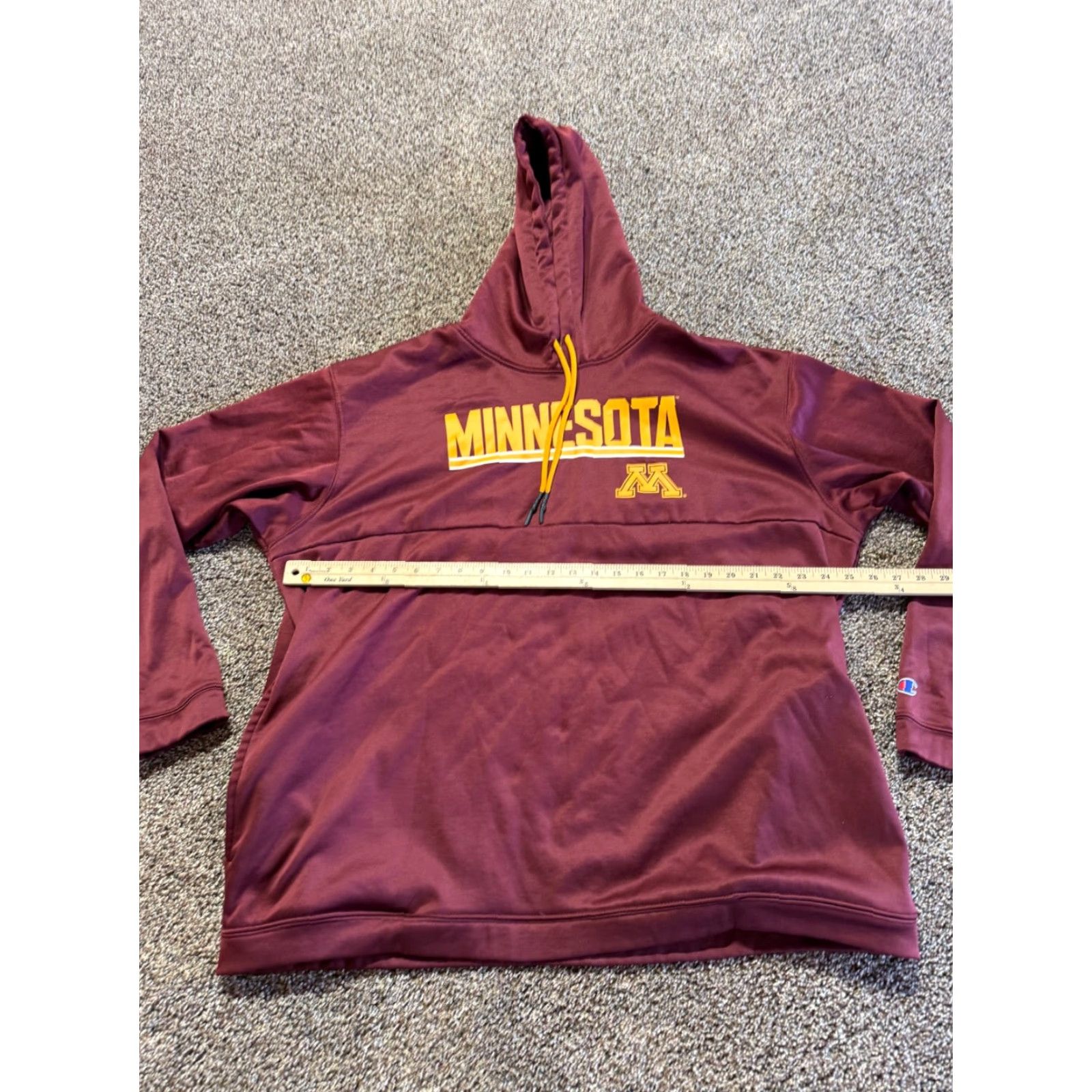 Champion Champion Hoodie Mens University Minnesota Pullover 2XL Red Size US XXL / EU 58 / 5 - 3 Thumbnail