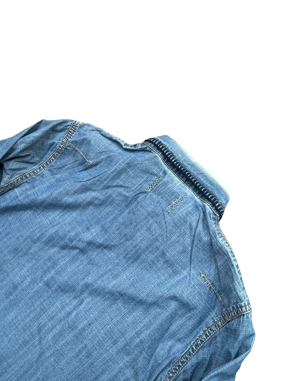 Japanese Brand Unknown Brand Custom Chambary Shirt Size US S / EU 44-46 / 1 - 6 Thumbnail