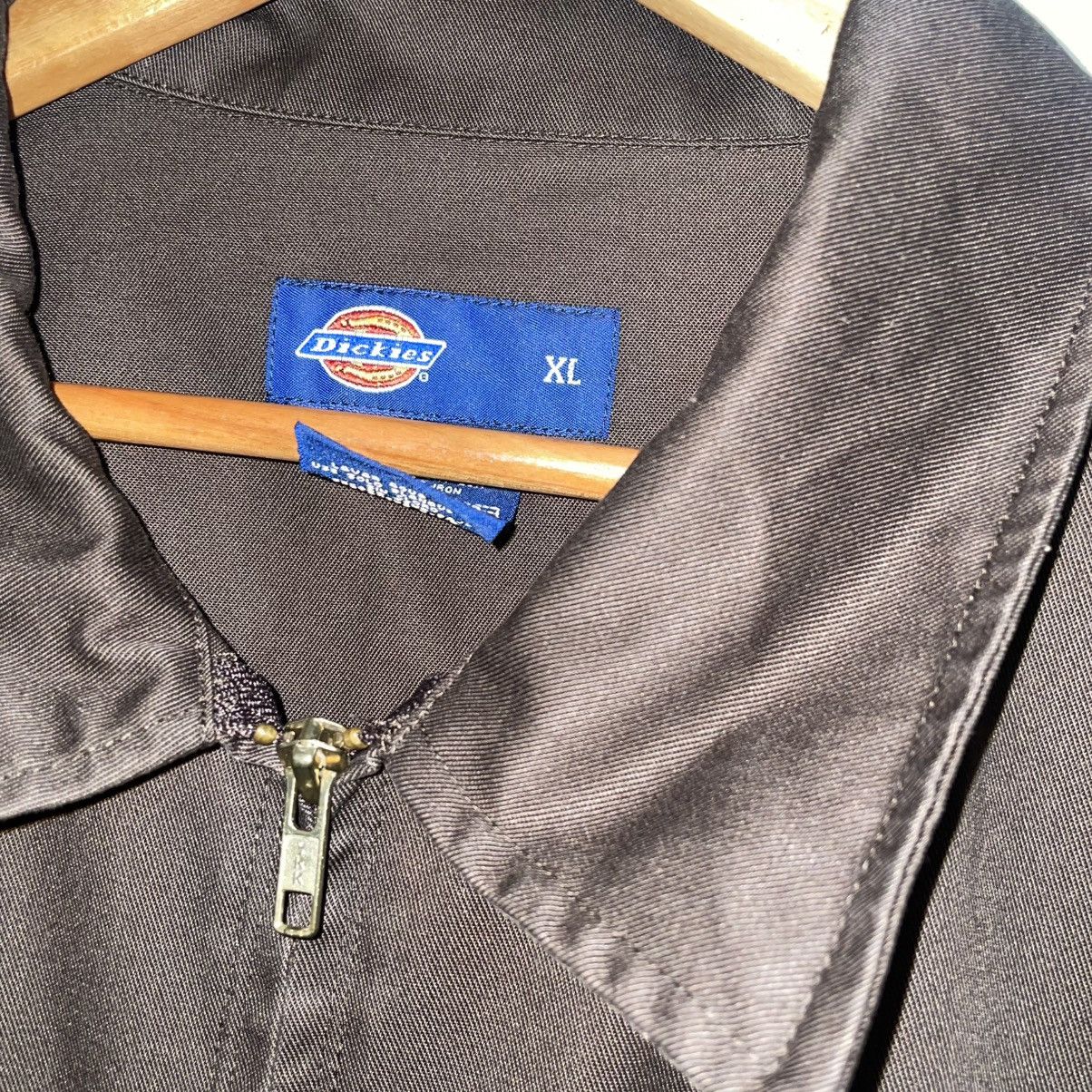 Dickies × Vintage Vintage Dickies Brown Boxy Zip Up Jacket Size US XL / EU 56 / 4 - 3 Thumbnail