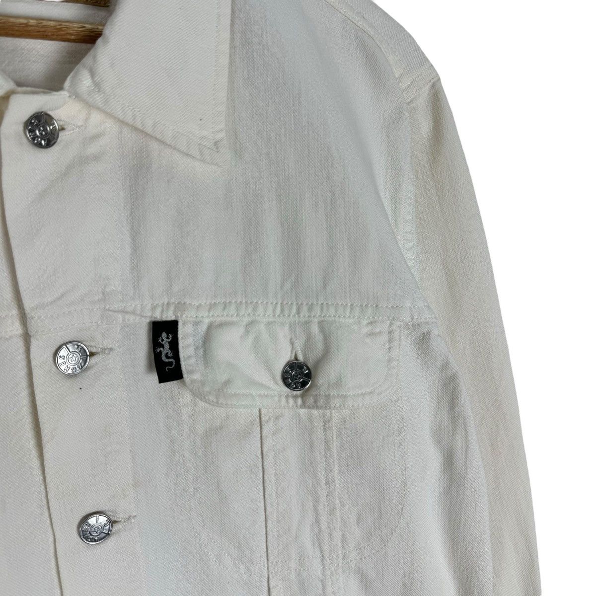 agnes b. 🔥AGNES B HOMME PARIS TRUCKER DENIM JACKET Size US M / EU 48-50 / 2 - 5 Thumbnail