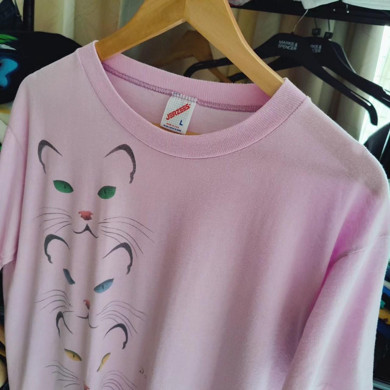 Jerzees × Vintage vintage 80s Cats on JERZEES tag Size US L / EU 52-54 / 3 - 2 Thumbnail