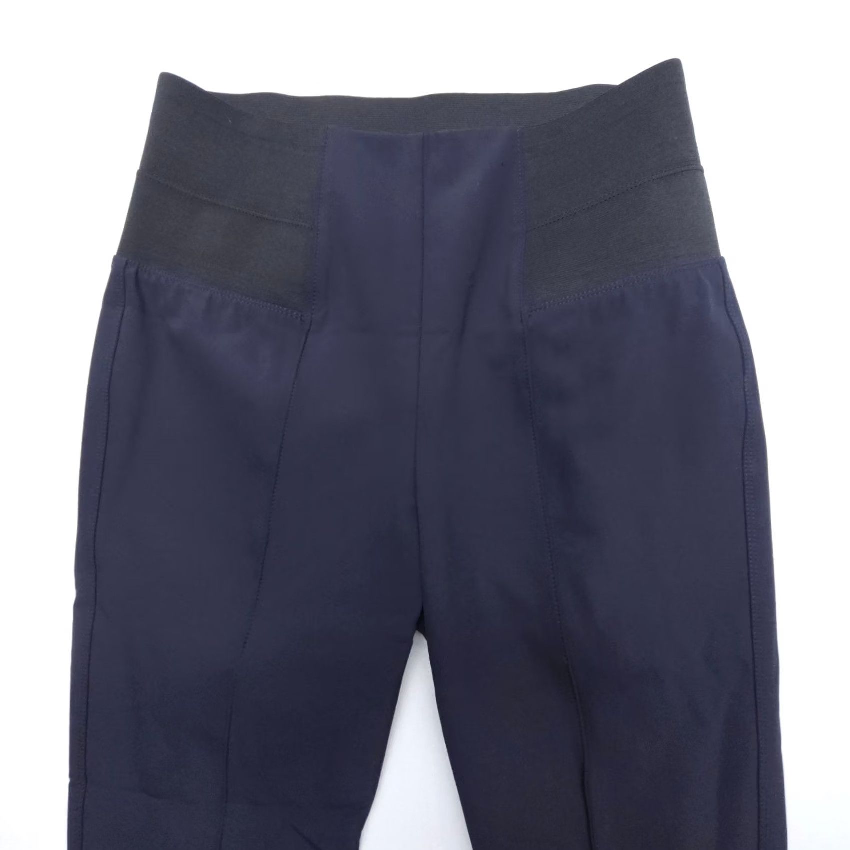 Vintage Lafayette 148 New York Gramercy Pants Medium Navy Stretch Fabric Career Women Size 32" / US 10 / IT 46 - 4 Thumbnail