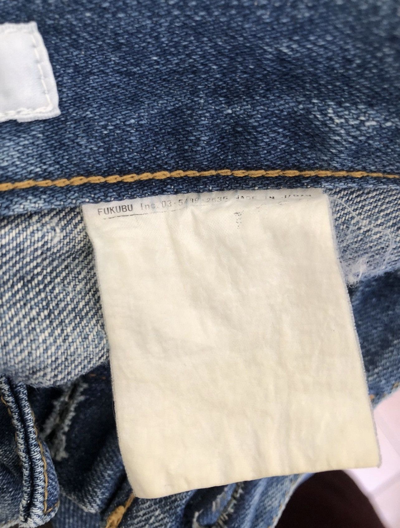 YAECA YEACA Japan Faded Blue Denim Selvedge Jeans Size US 30 / EU 46 - 23 Thumbnail