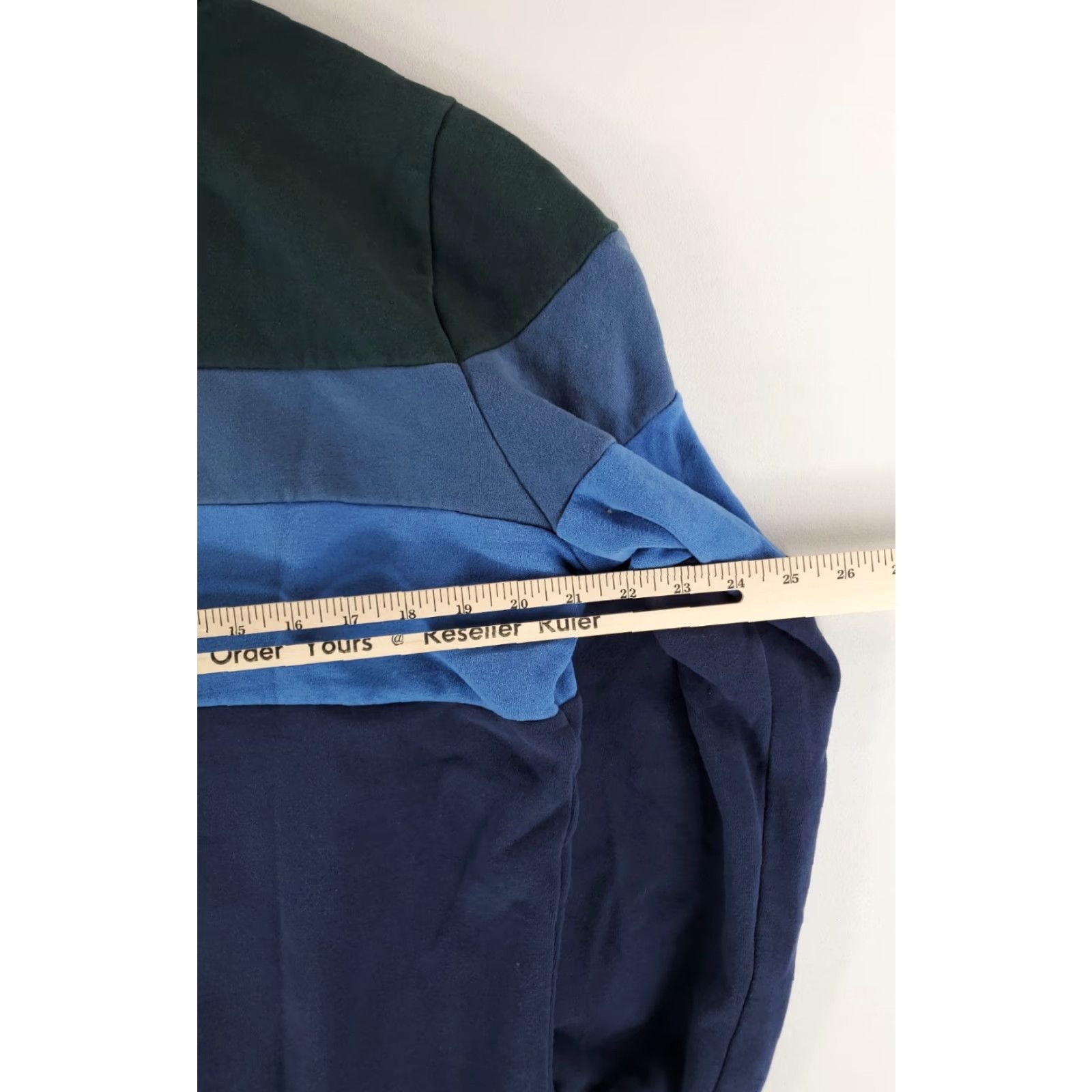Marine Layer Marine Layer Hoodie Sweatshirt Striped Kangaroo Pocket Blue Green Mens M Size US M / EU 48-50 / 2 - 5 Thumbnail