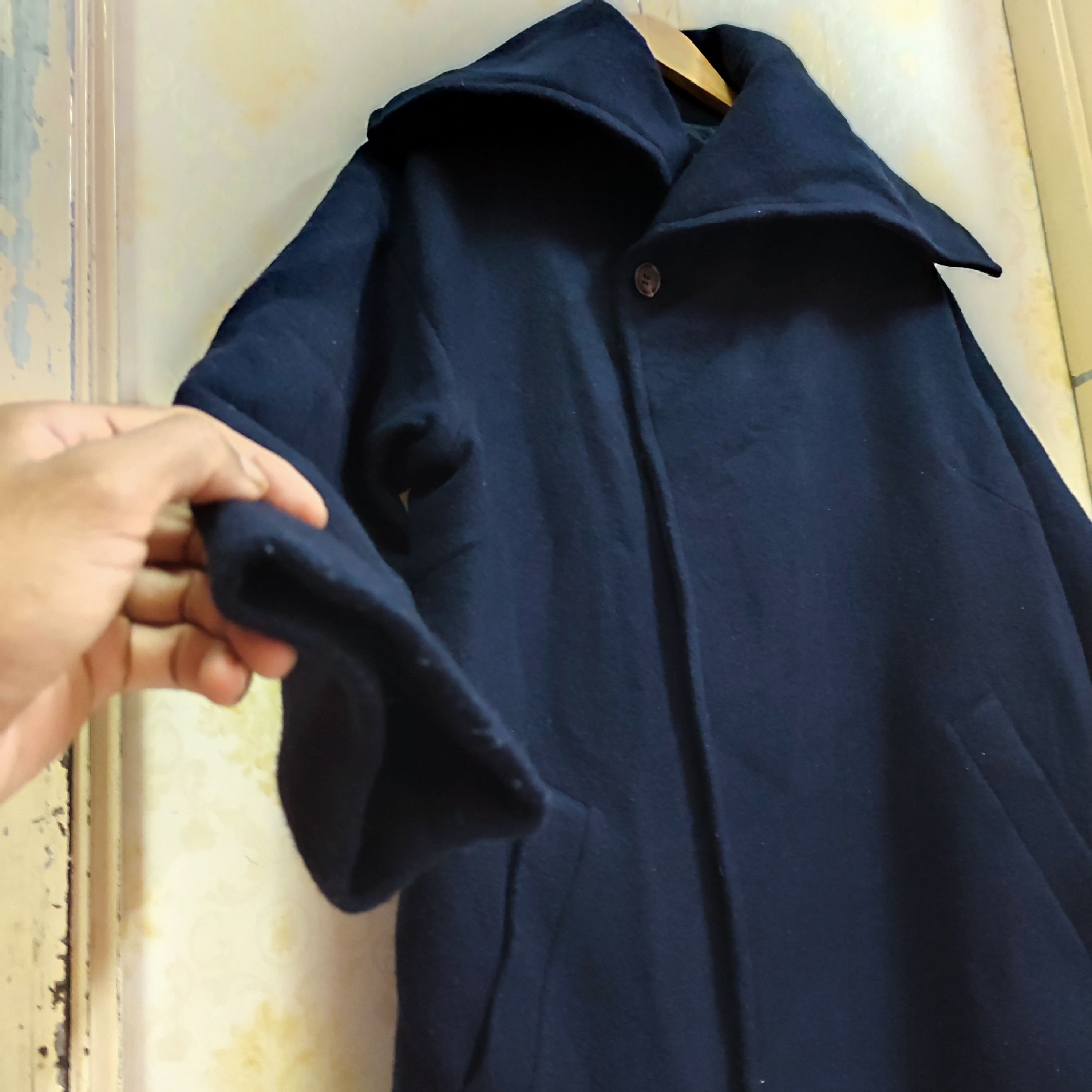Issey Miyake × Japanese Brand × Vintage VINTAGE PLANTATION ISSEY MIYAKE WOOL LONG COAT Size US M / EU 48-50 / 2 - 3 Thumbnail