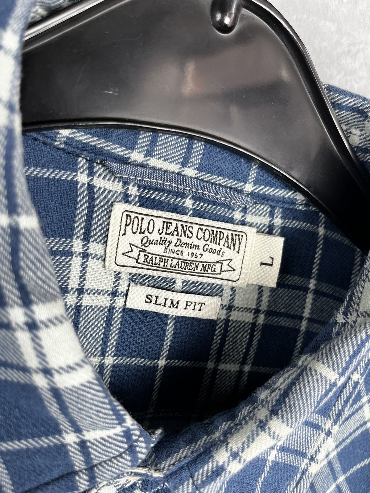 Polo Ralph Lauren × Ralph Lauren × Vintage Polo Ralph Lauren flannel shirt vintage Size US L / EU 52-54 / 3 - 7 Thumbnail