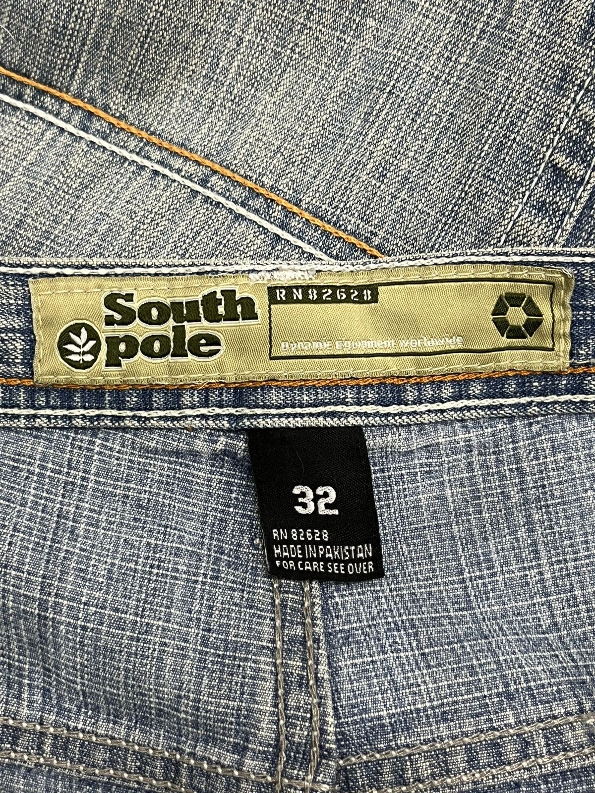 Southpole Vintage Baggy SOUTHPOLE Trucking Co. Authentic Denim Size US 31 - 8 Thumbnail