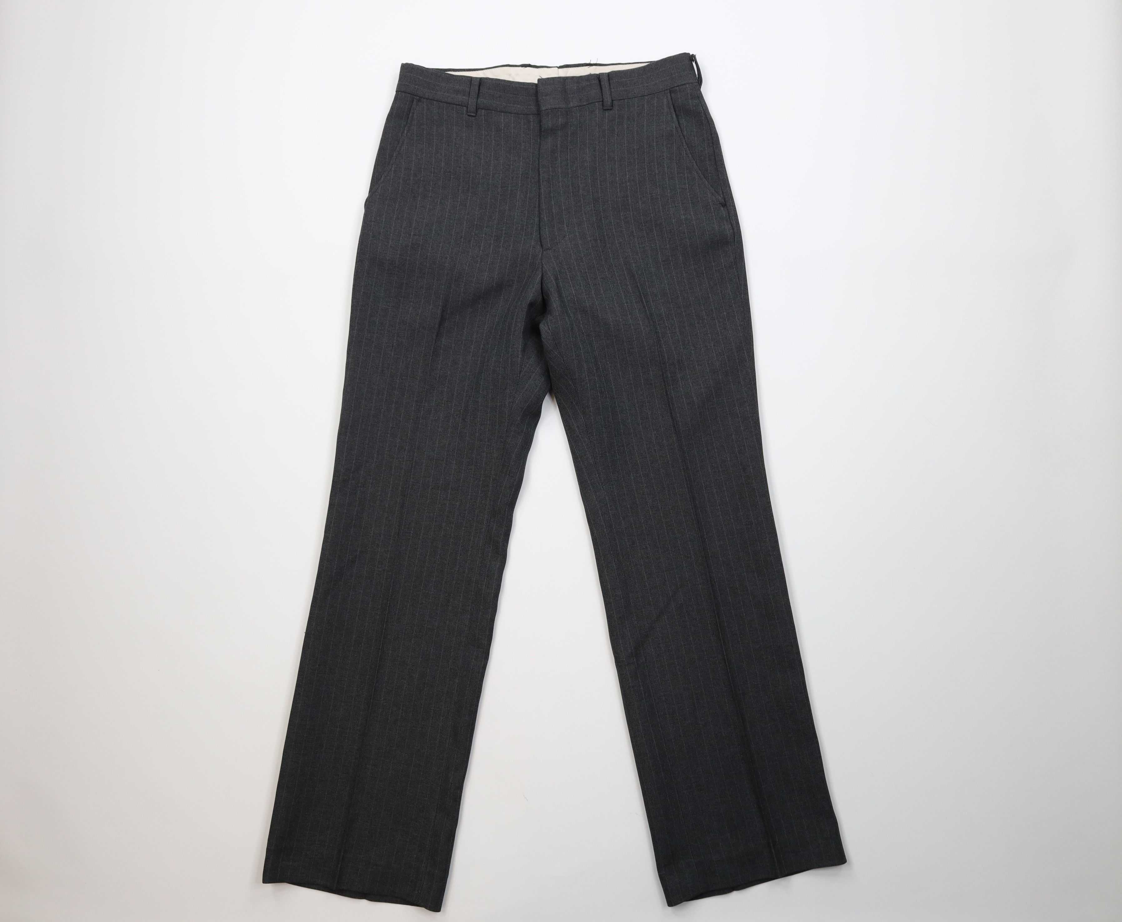 Vintage Vintage 70s Streetwear Knit Flared Wide Leg Chino Pants USA Size US 30 / EU 46 - 1 Thumbnail