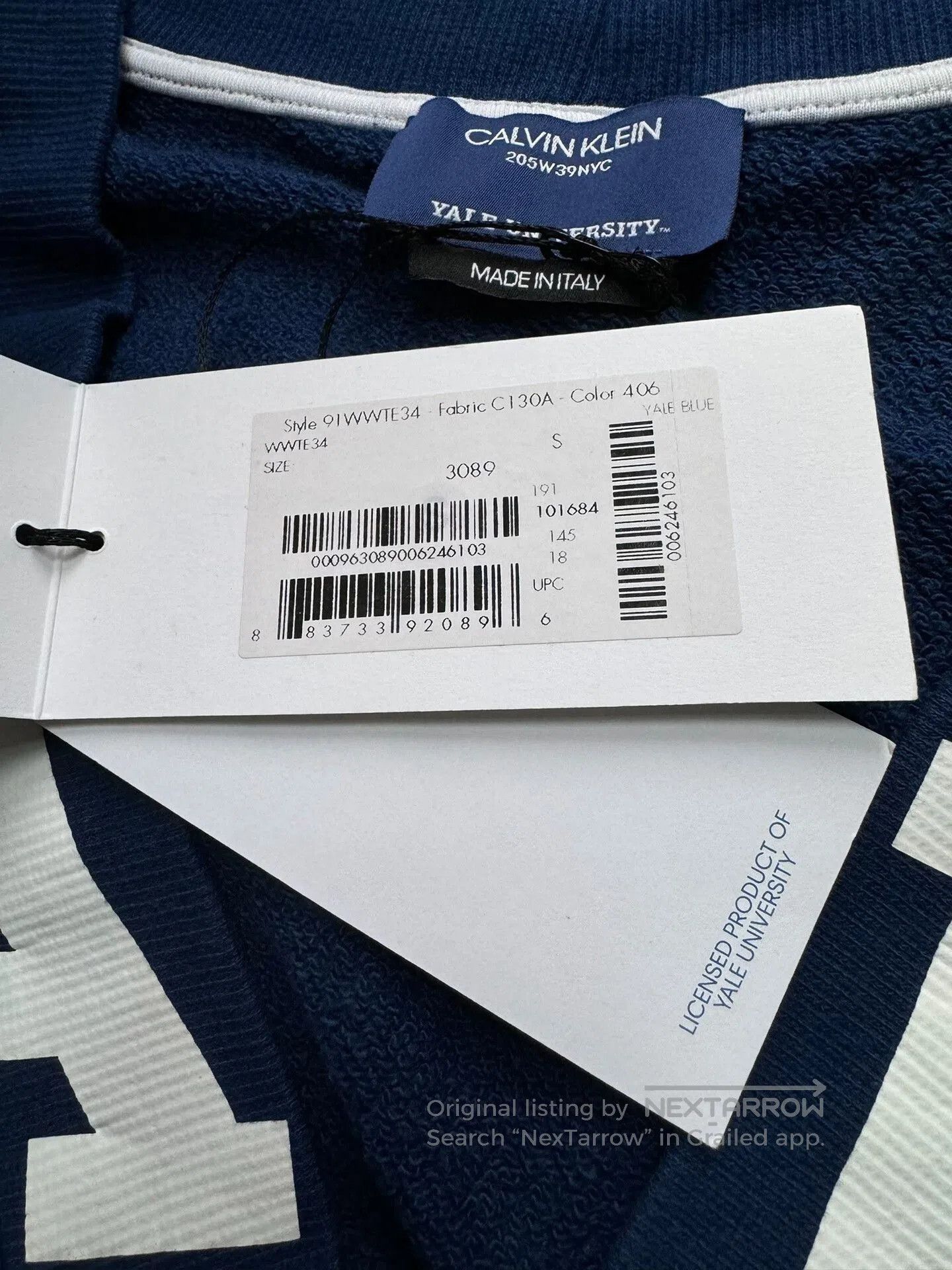 Calvin Klein 205W39NYC Calvin Klein Academy Baseball Vest Hoodie. Size US S / EU 44-46 / 1 - 6 Thumbnail