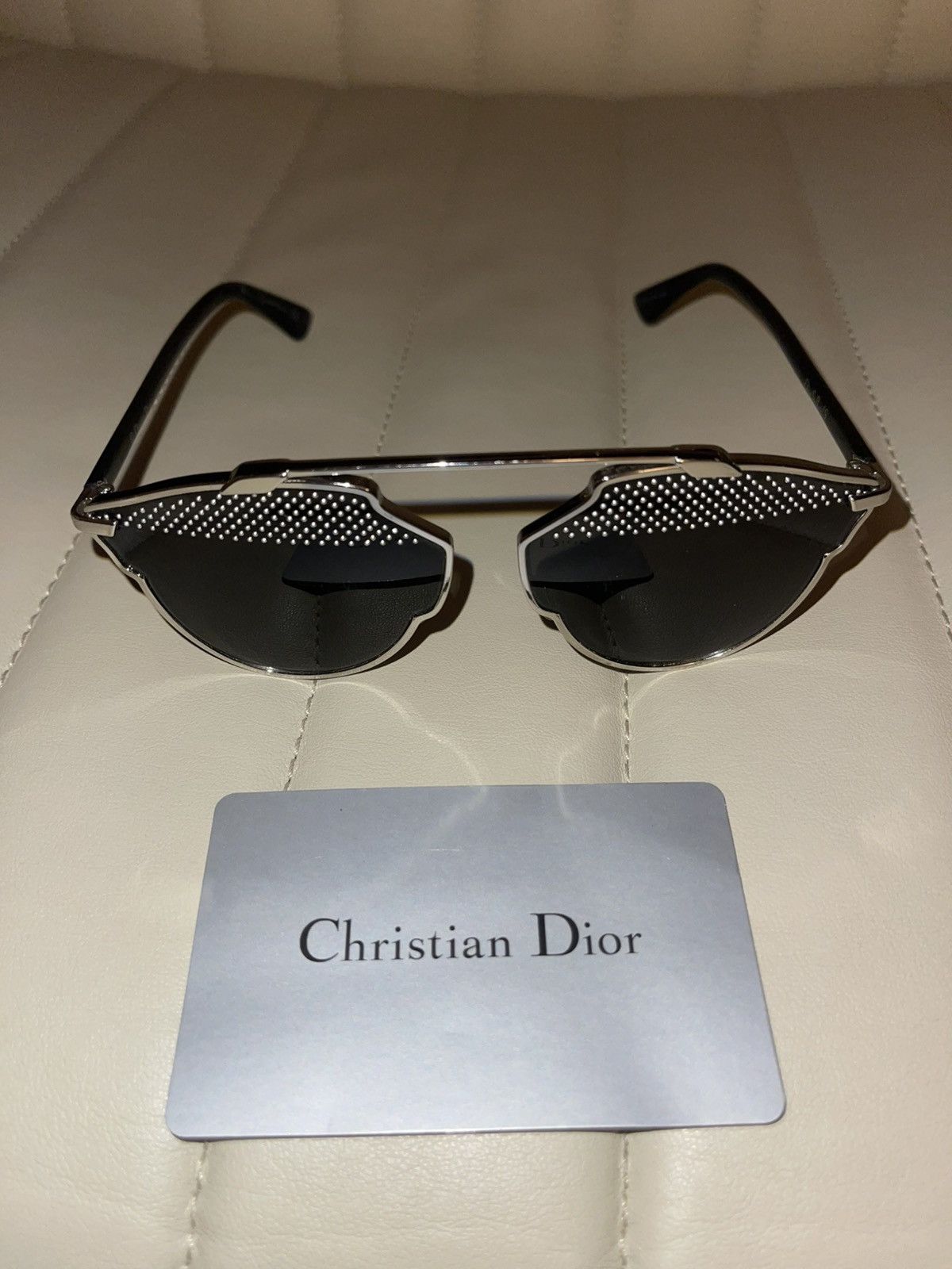 CHRISTIAN DIOR STELLAIRE 4 Silver Metal Black DiorStellaire