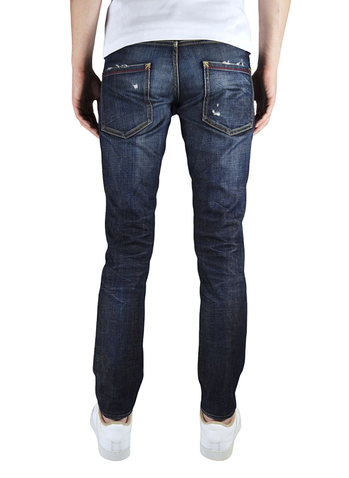 Dsquared2 Dsquared2 Distressed Slim Fit Indigo Jeans Denim Pants Size US 30 / EU 46 - 5 Thumbnail