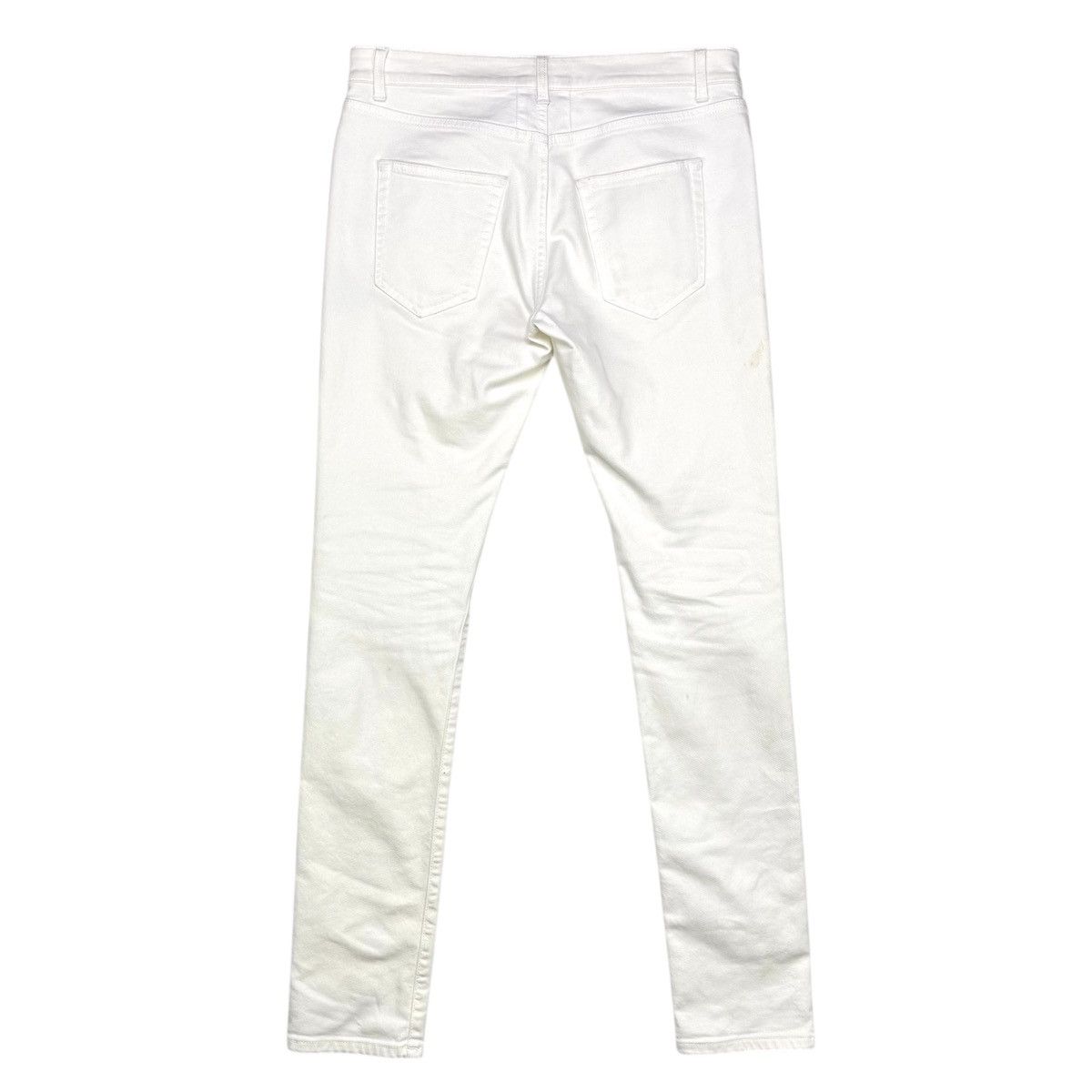 Saint Laurent Paris SAINT LAURENT PARIS SS17 WHITE D02 DENIM Size US 31 - 3 Thumbnail