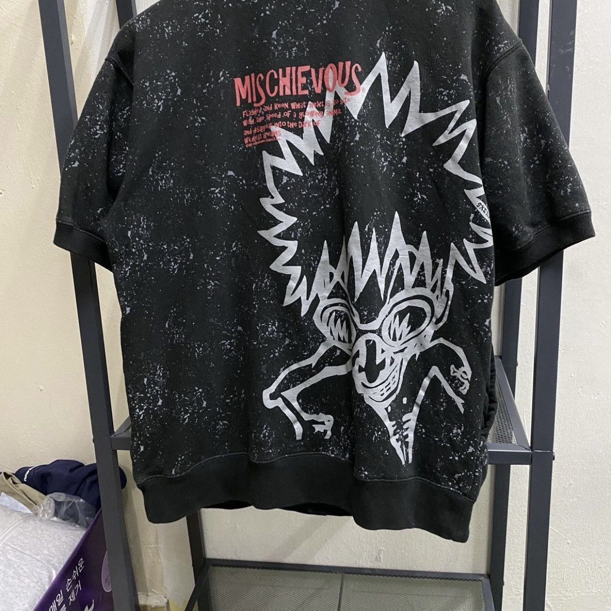 Beauty Beast Vintage Mischievous Skunk Punk by Emi Nakayama Short Varsity Size US M / EU 48-50 / 2 - 4 Thumbnail