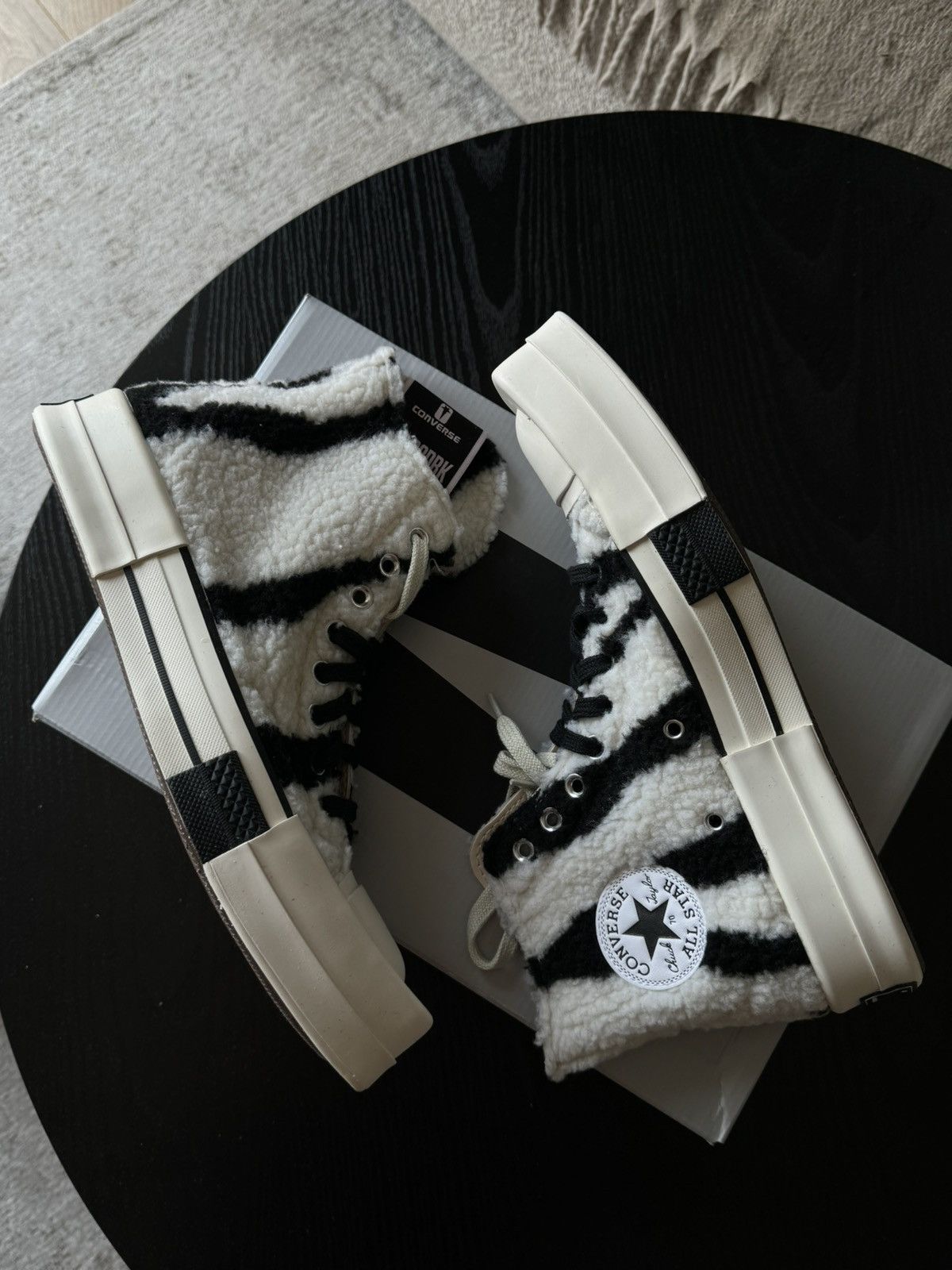 Converse × Rick Owens × Rick Owens Drkshdw RICK OWENS X CONVERSE 41 Size US 7.5 / EU 40-41 - 5 Thumbnail