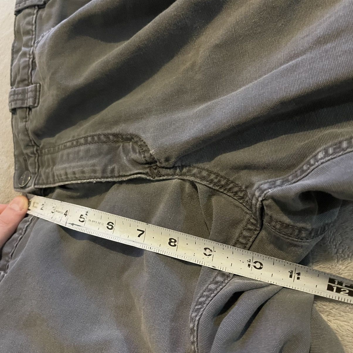Carhartt Vintage Y2K Carhartt Pants Rugged Flex Work Gray Mens 32x32 Size US 31 - 8 Thumbnail