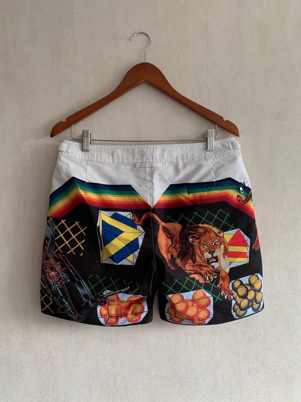 Orlebar Brown Orlebar Brown Bulldug Swimming Shorts Lion Print Sz 31 Size US 31 - 16 Thumbnail