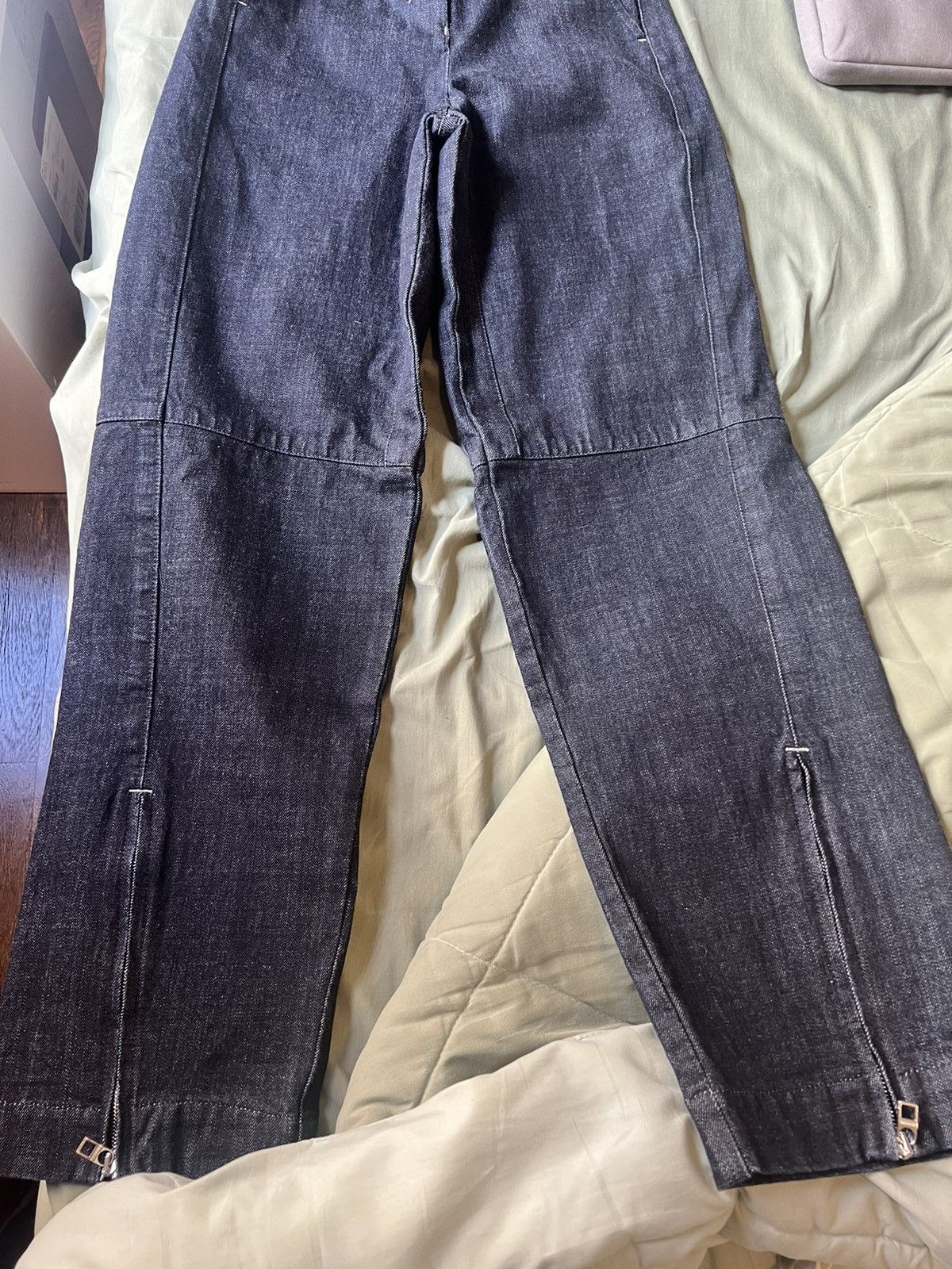Jacquemus Jacquemus Le Denimes-Cargo Pant in Dark Navy Size 26" / US 2 / IT 38 - 5 Thumbnail