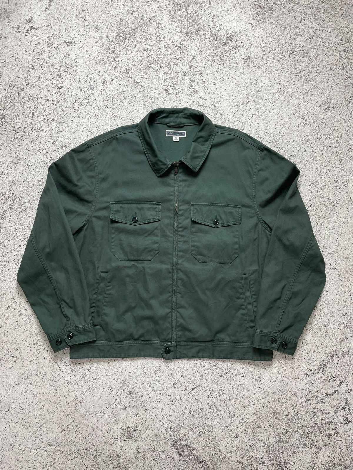 The Real McCoy's Vintage 90s Double Pocket Mechanic Work Jacket Size US XL / EU 56 / 4 - 2 Thumbnail