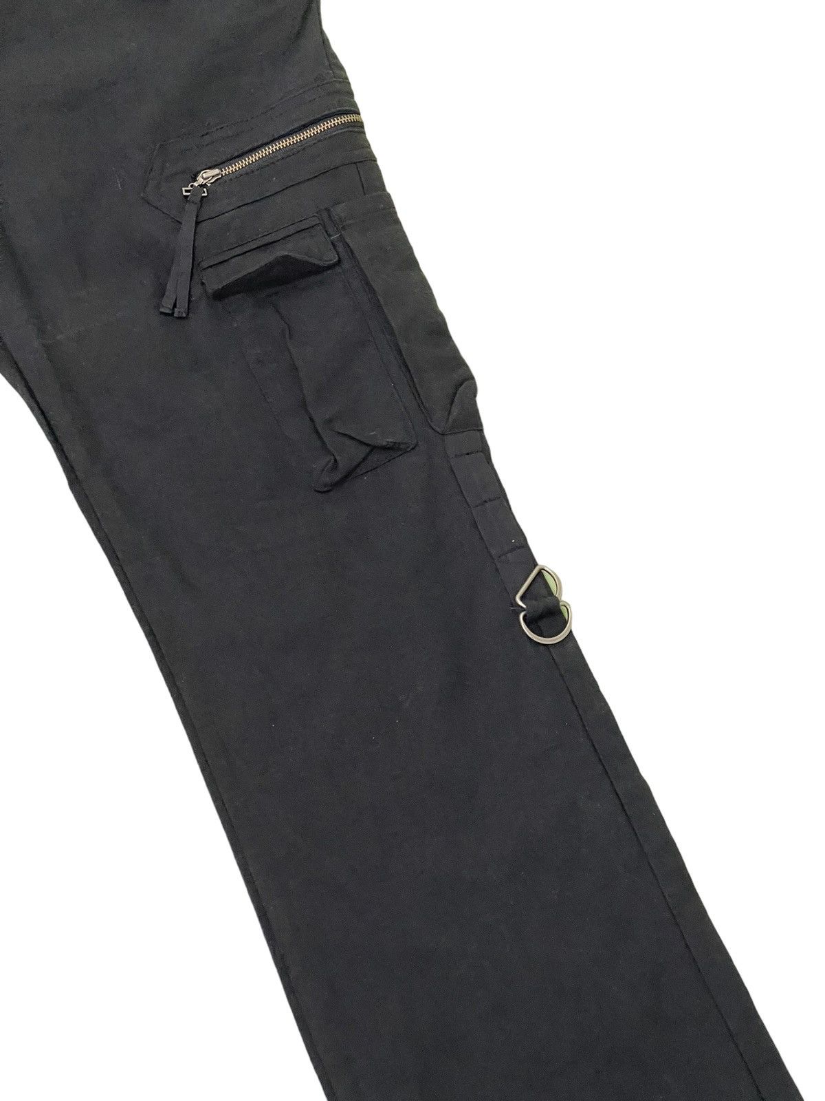 Japanese Brand Slight Flare Cargo Tornado Mart Slim Low Rise Boot Cut 7🟦7 Size US 29 - 7 Thumbnail