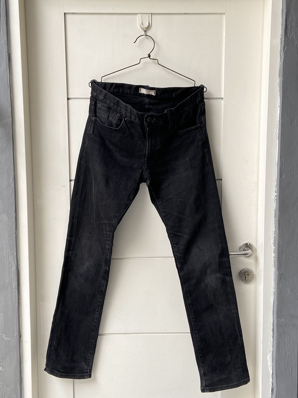 Uniqlo UNIQLO Black Selvedge Denim Size US 32 / EU 48 - 1 Thumbnail