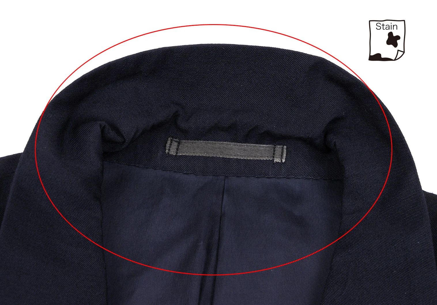 Comme des Garcons Homme Plus Wool Gabardine Gathered Jacket in Navy M Size US M / EU 48-50 / 2 - 5 Thumbnail