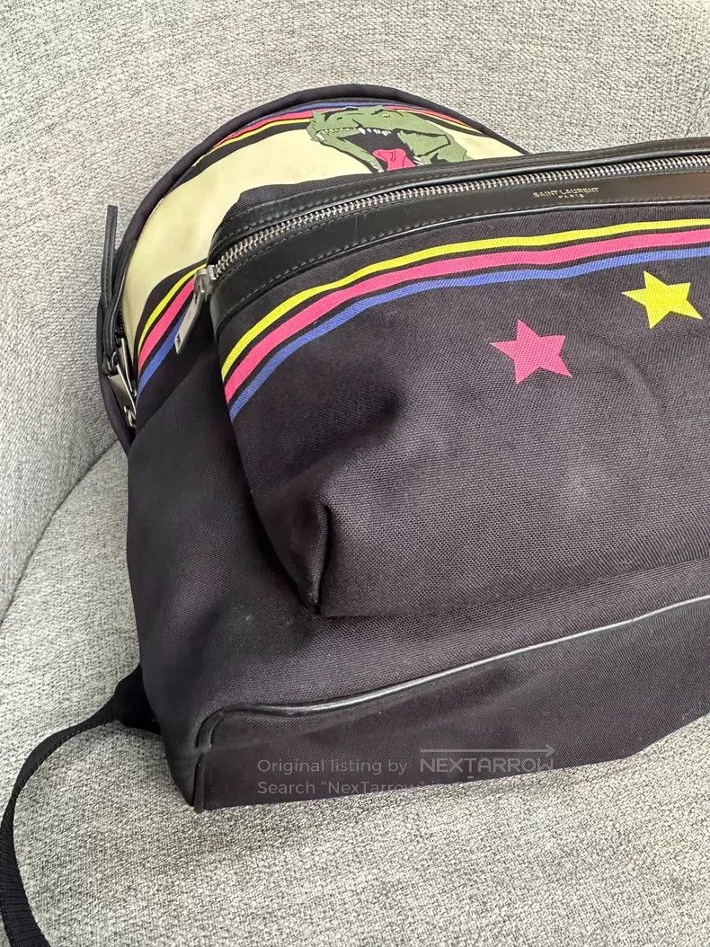 Saint Laurent Paris Saint Laurent Paris Black Canvas Backpack Size ONE SIZE - 5 Thumbnail