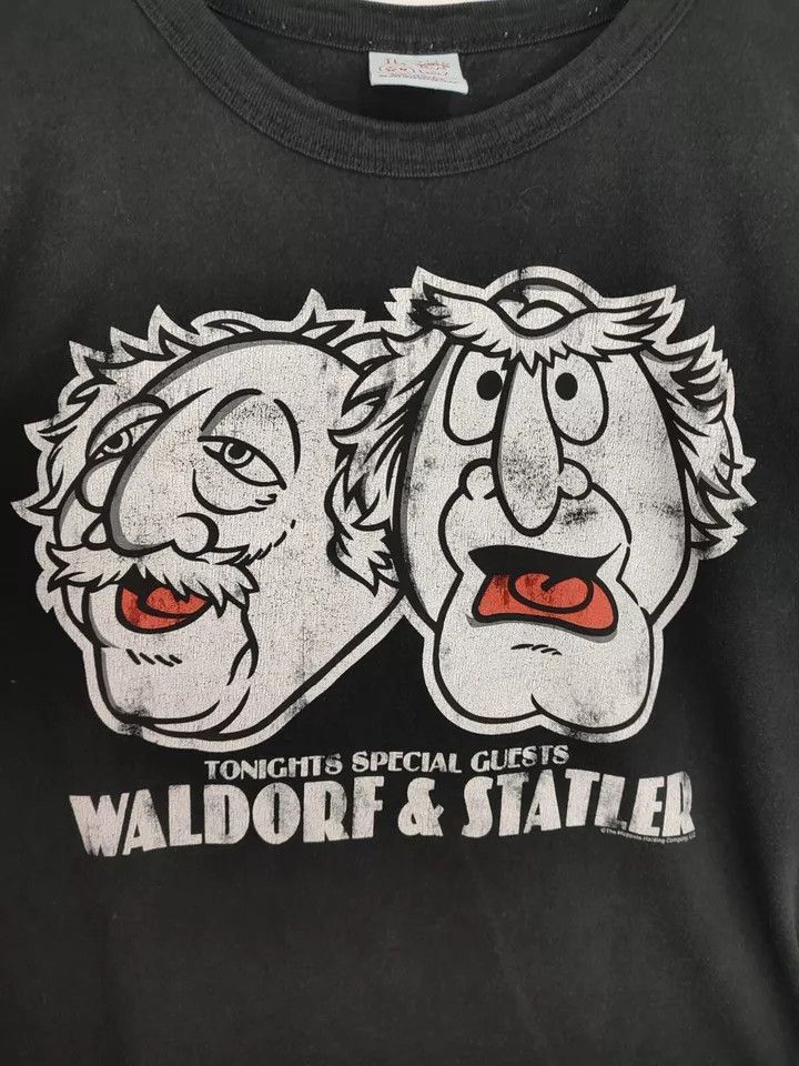 Vintage VTG 90s Muppets Statler & Waldorf T-Shirt Mens Large size L Size US L / EU 52-54 / 3 - 3 Thumbnail