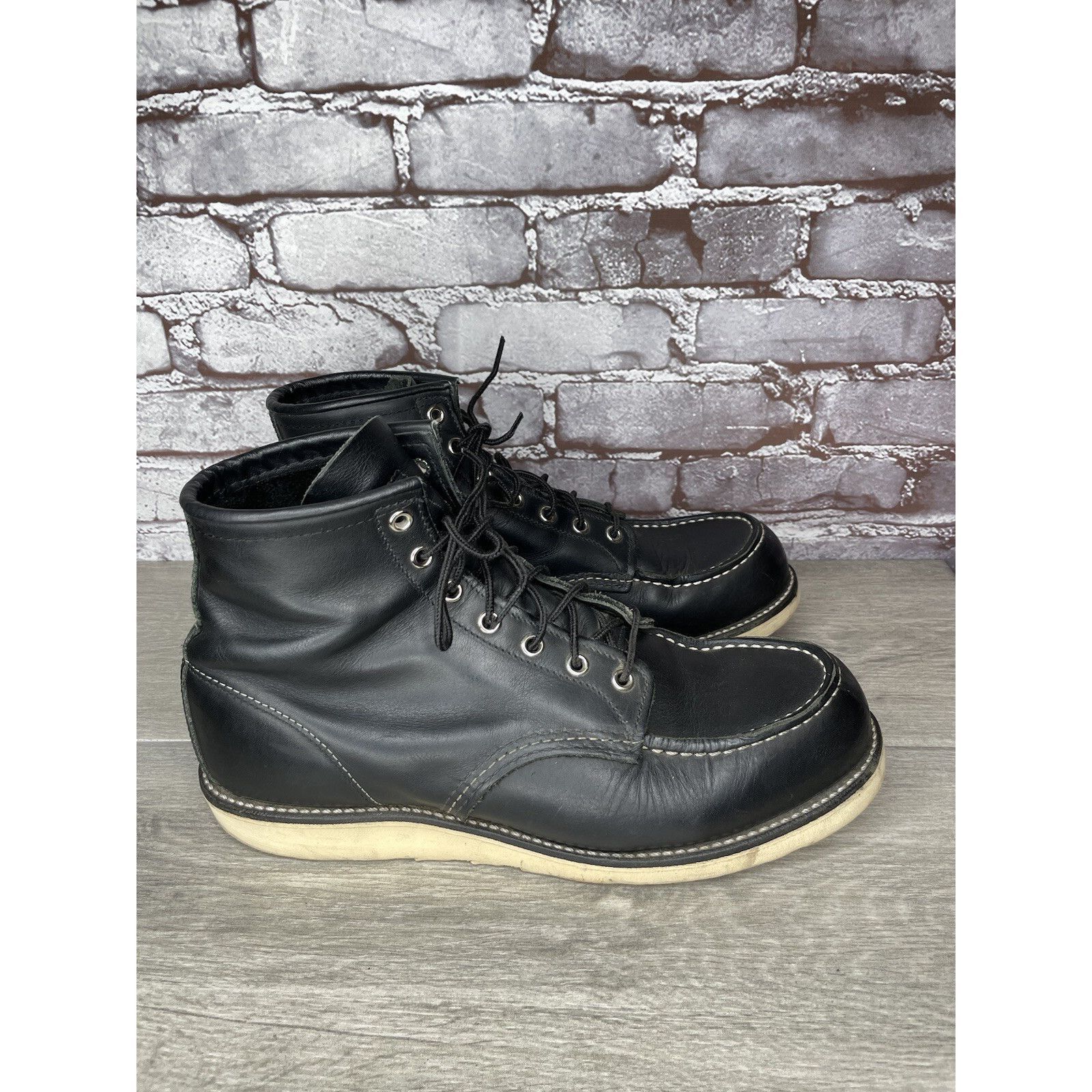 Red Wing Red Wing Boots 9075 Harley Ninja Genuine Black Leather Lace Size US 11 / EU 44 - 15 Thumbnail