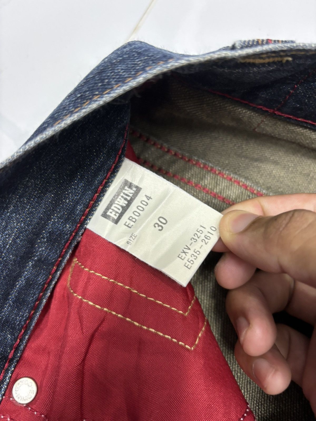 Kapital EDWIN BLUE TRIP TOKYO DENIM BAGGY JEANS Size US 32 / EU 48 - 11 Thumbnail