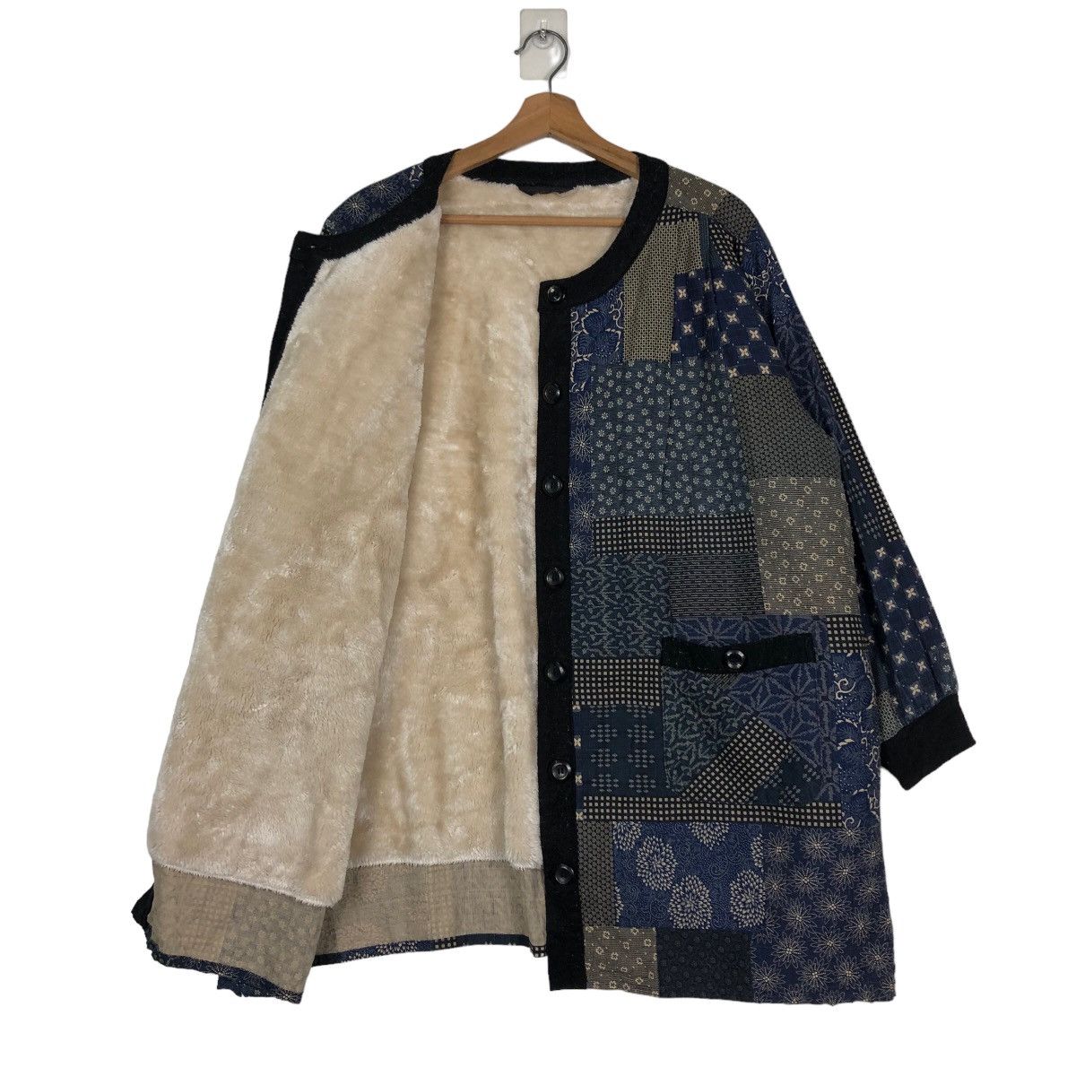 Indigo 🔥Vintage Button Jacket Indigo Sissoko Blue Issey Miyake Size US L / EU 52-54 / 3 - 11 Thumbnail
