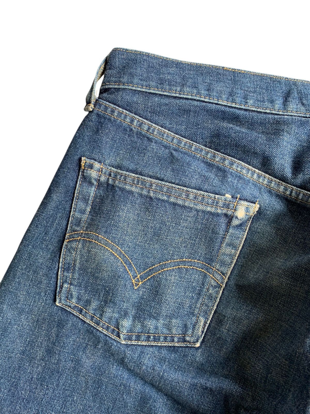 Levi's VINTAGE LEVIS BIG E SELVEDGE J22 BUTTON FLY SHORT DENIM Size US 34 / EU 50 - 7 Thumbnail