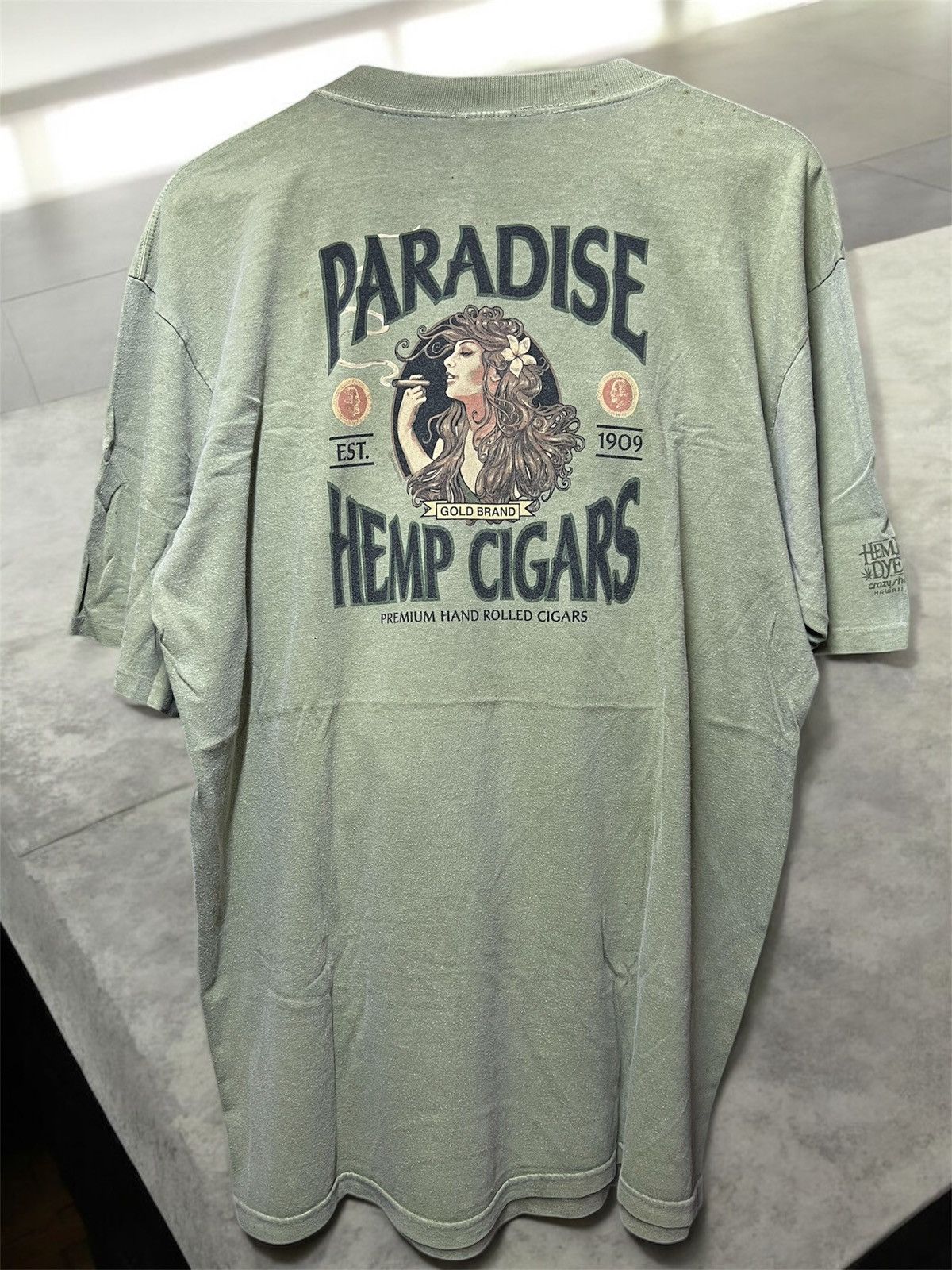 Vintage 🔥HOT DROPS🔥Vintage Hawaii Crazy Shirt Hemp Dye Tshirt Size US L / EU 52-54 / 3 - 2 Thumbnail